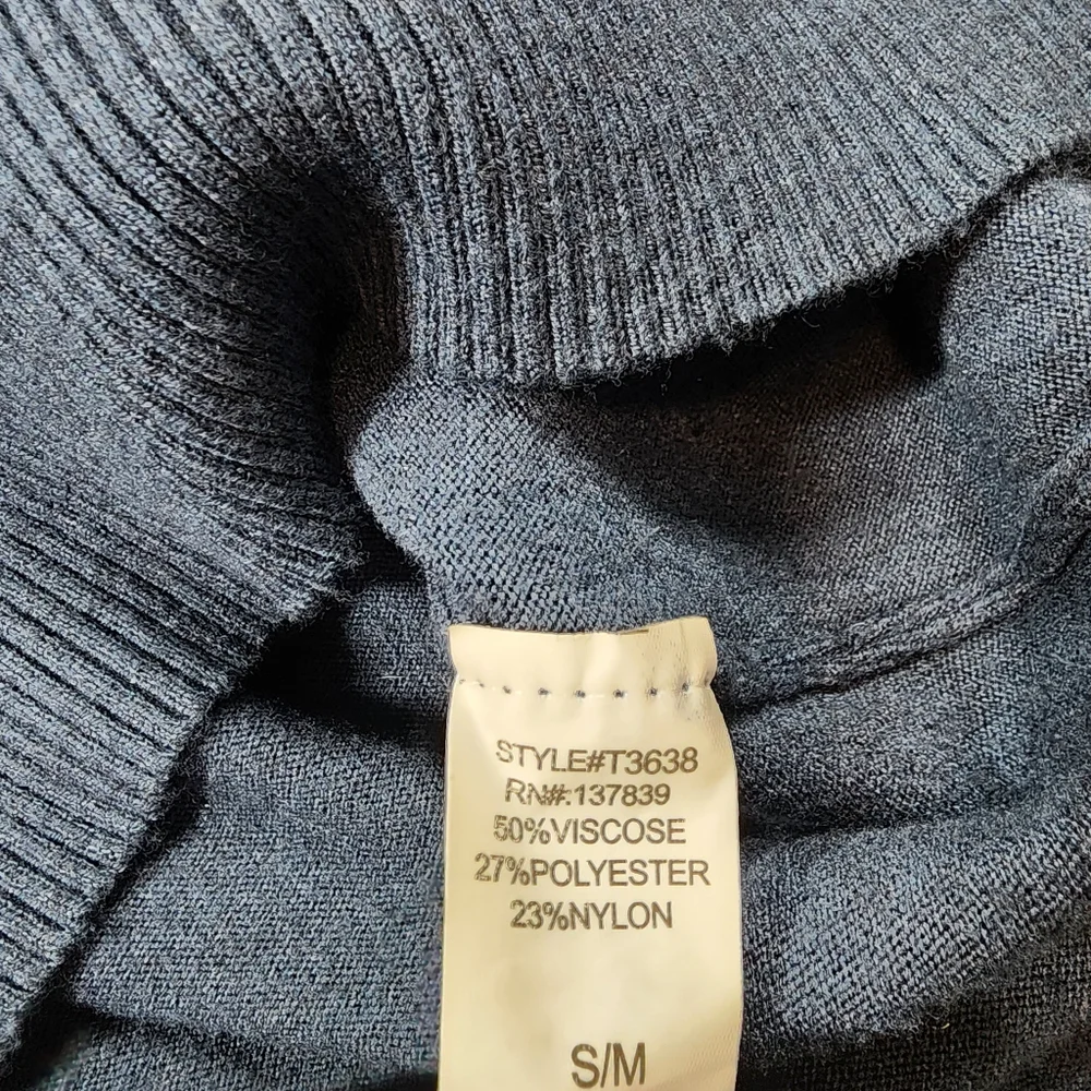 DREAMERS Dark Blue Super Soft Long Sleeve Pullover Sweater S / M